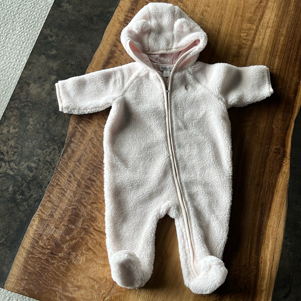 Ralph Lauren Baby Girl Bear Bodysuit